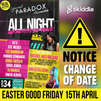PARADOX REUNION ALL-NIGHT WAREHOUSE RAVE at Hangar 34