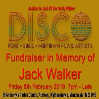 Disco Fundraiser in memory of Jack Walker