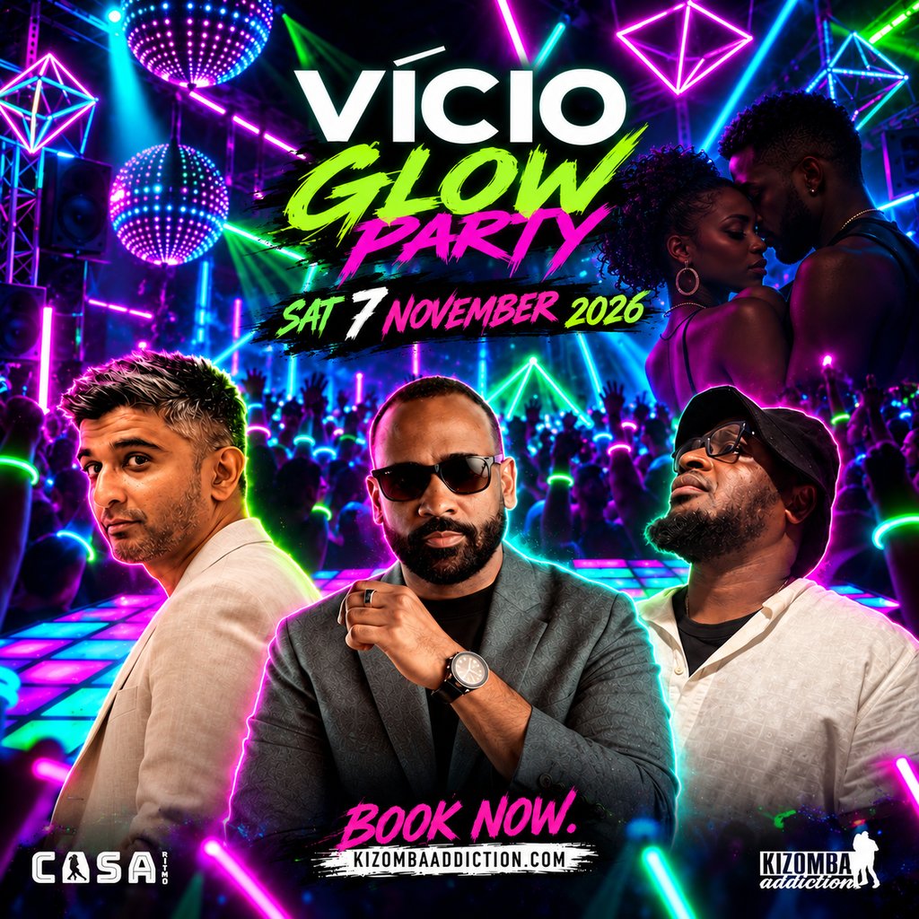 VÍCIO Glow Party: Kizomba Classes & Party Until 5AM
