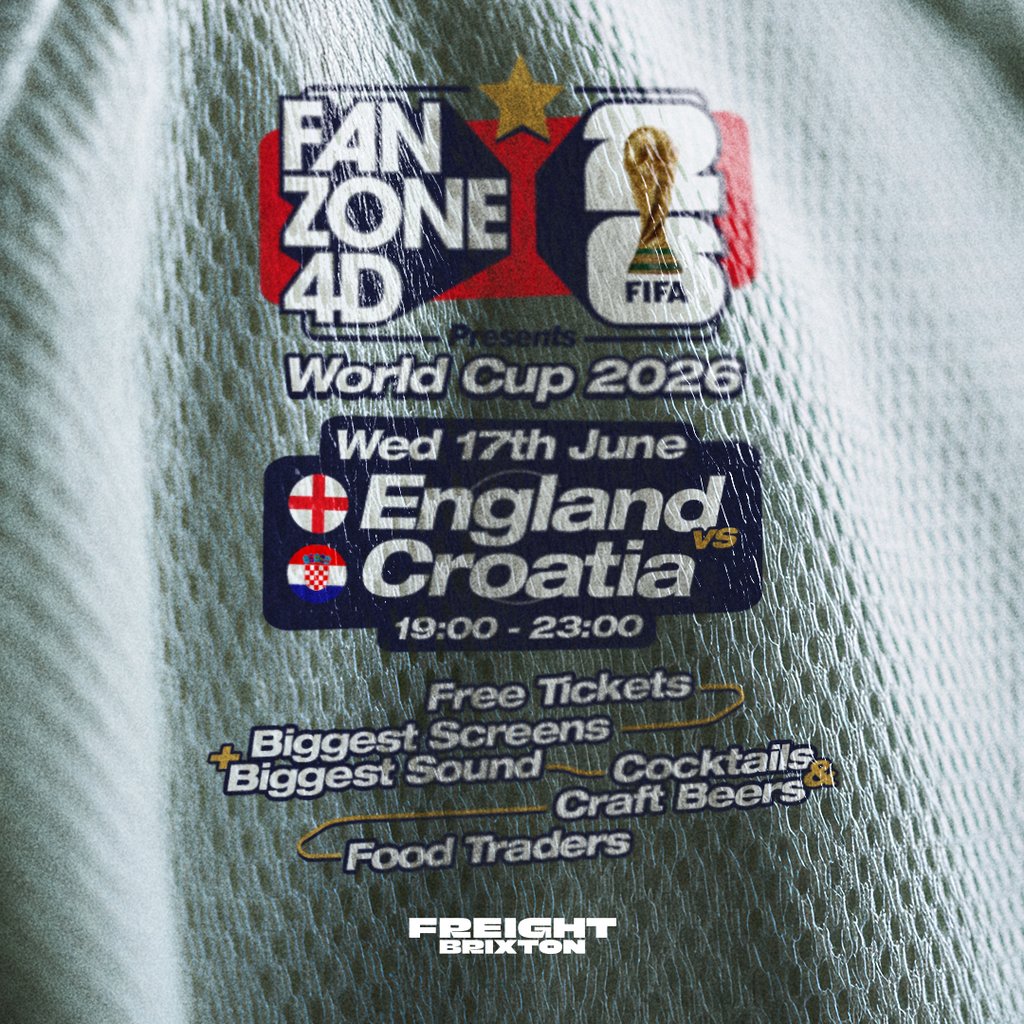 World Cup Showdown: England v Croatia Live Screening
