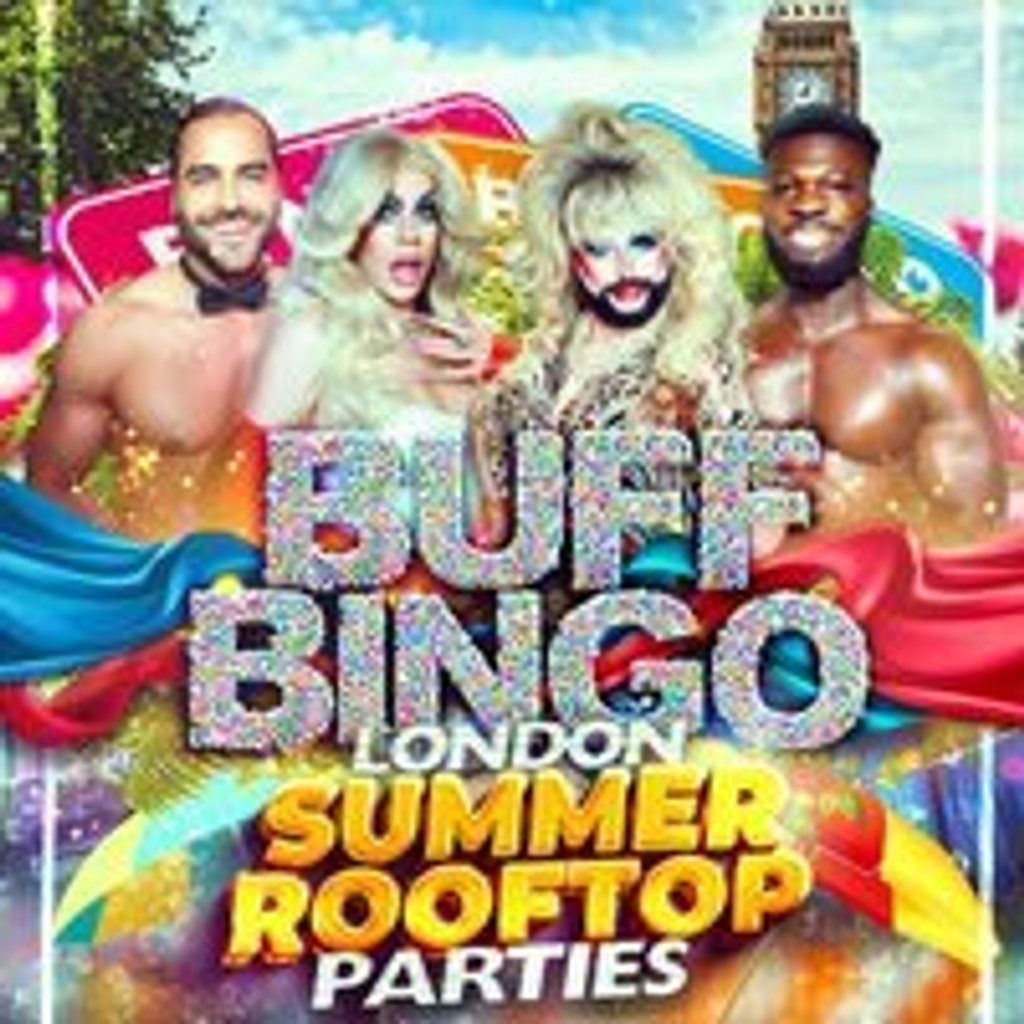 Buff Bingo Rooftop Summer Terrace Bottomless Drag Brunch London