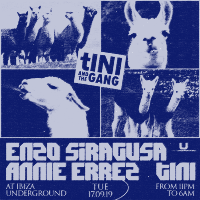 tINI and the gang w/ Enzo Siragusa, Annie Errez and tINI