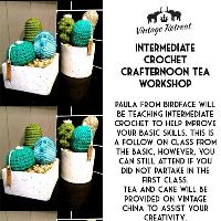 Intermediate Crochet Workshop. at The Retro Room At Vintage Retreat