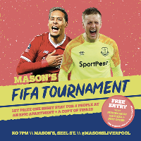 FIFA Tournament at Masons Seel Street Liverpool