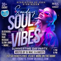 Sunday Soul &amp; Vibes At Revolution De Cuba, Birmingham