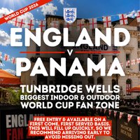 England v Panama: World Cup Fan Zone | Tunbridge Wells at The Manor House Tunbridge Wells