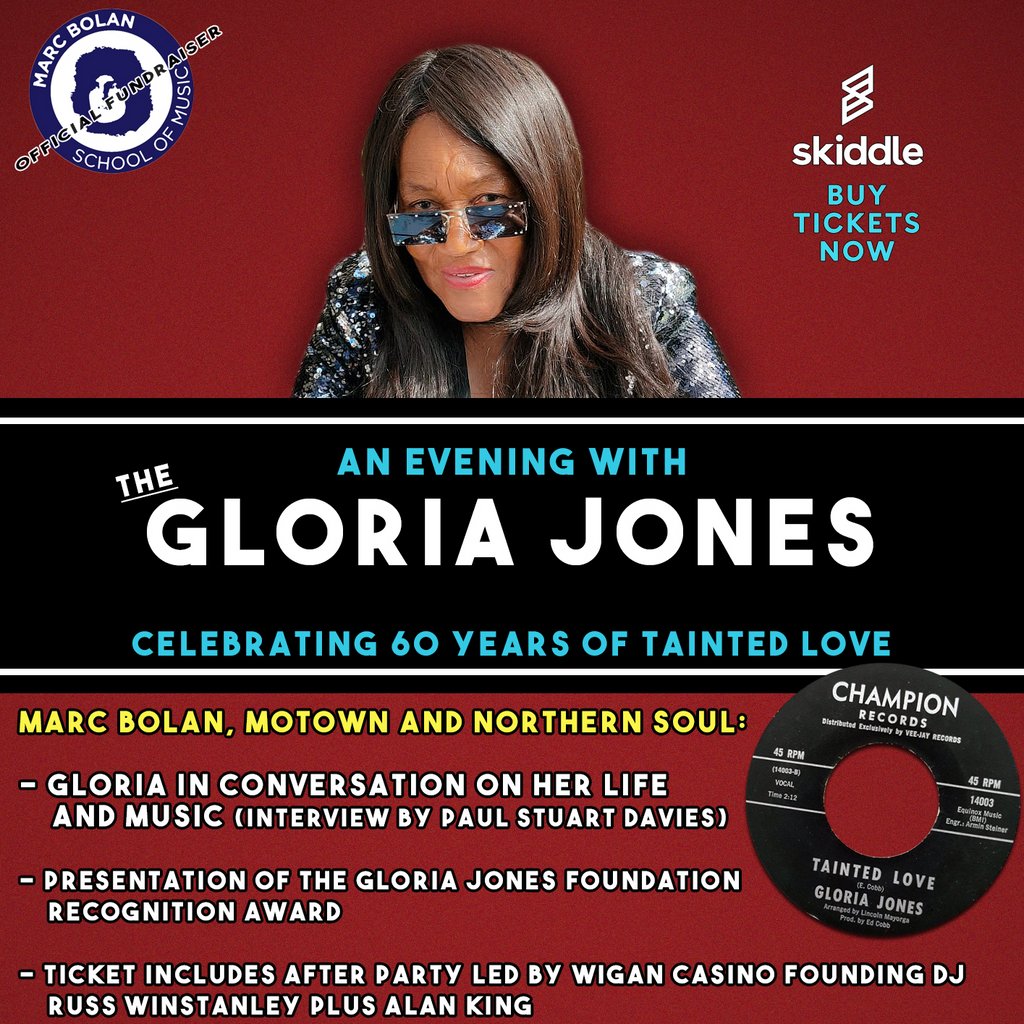 An Evening with Gloria Jones 60 Years of Tainted Love Alta Whalley