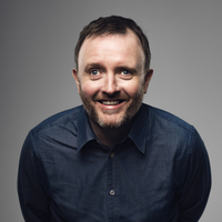 Chris McCausland Speaky Blinder at Southport Comedy Festival Under Canvas At Victoria Park
