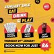 Eat, Drink & Play - Buzz Bingo Weston Super Mare (29/01/26) Event Title Pic