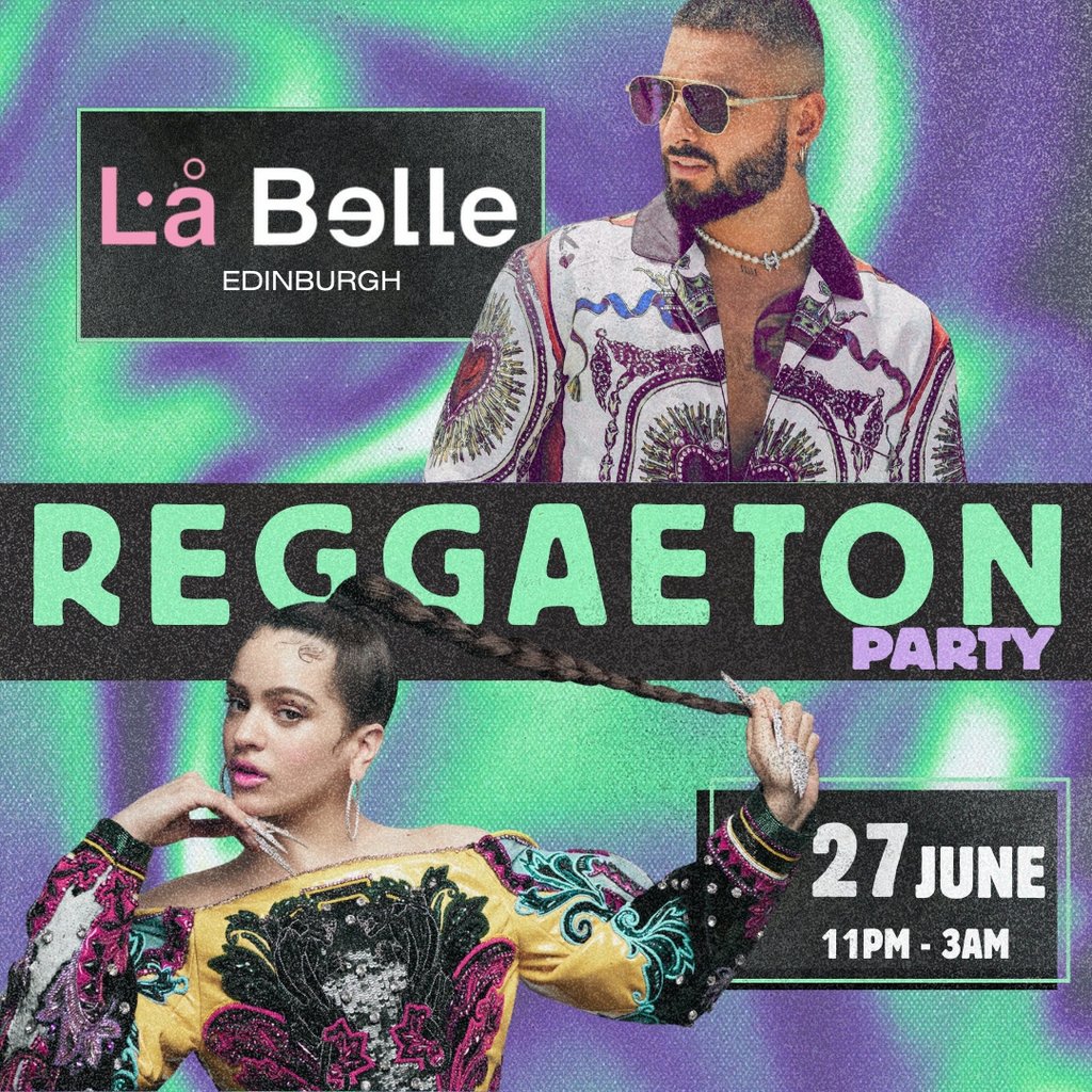 Reggaeton Party (Edinburgh) June 2026
