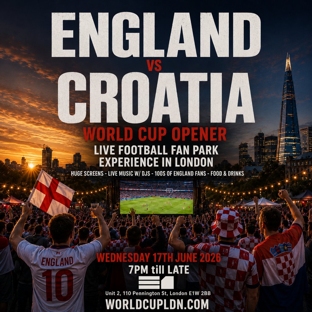 ENGLAND VS CROATIA: London's Biggest Watchalong Experience