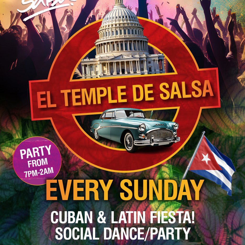 Cuban Sunday - Happy Hour 4-8pm - 50% Off Main Meals all day