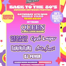 Back to the 80's Summer Outdoor Tribute Festival
