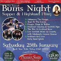 Our 2020 Burns Night Supper & Highland Fling at The Premier Suite At Bar Sport Cannock