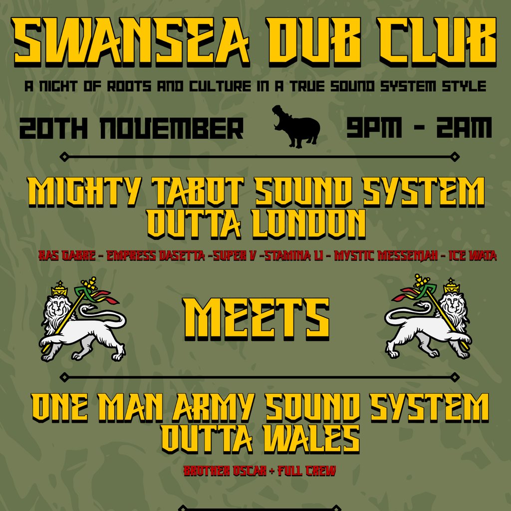 Swansea Dub Club #001 at Hippos Swansea, Swansea