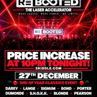 The Laser Accelerator Returns! End Of Year Trance Classics Event at Network Sheffield 14 16 Matilda Street S14qd