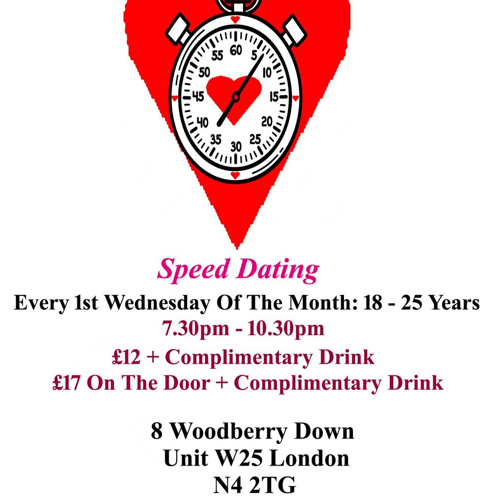 Speed Dating. 18 -  25 years. Wednesdays