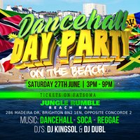 Dancehall Day Party on the Beach - Brighton's Biggest Party at Jungle Rumble Adventure Golf   Brighton