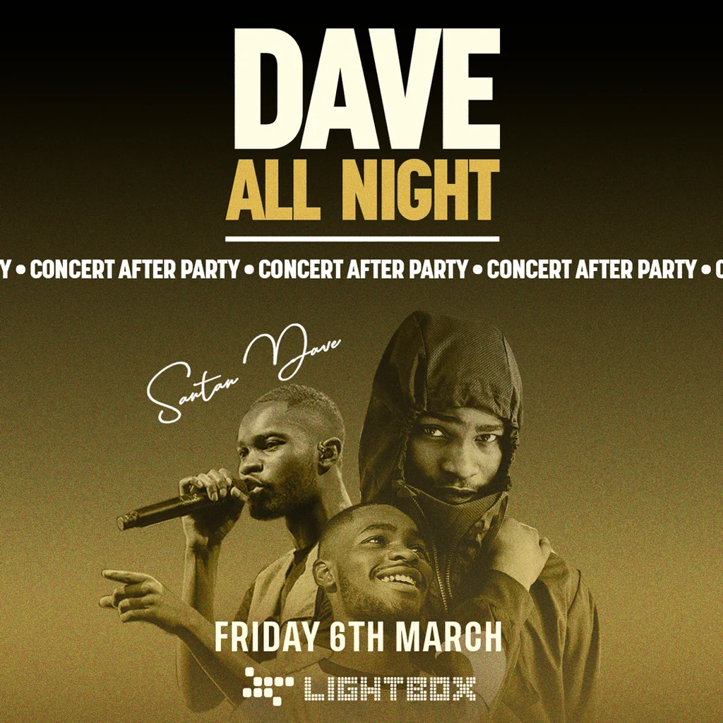 [FREE TICKETS] Dave Concert Afterparty @ Fire & Lightbox