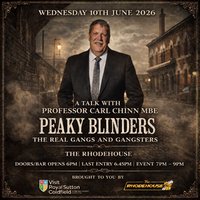 An Evening with Carl Chinn at The Rhodehouse in Sutton Coldfield at The Rhodehouse
