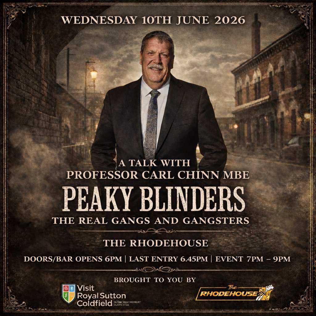 An Evening with Carl Chinn at The Rhodehouse in Sutton Coldfield