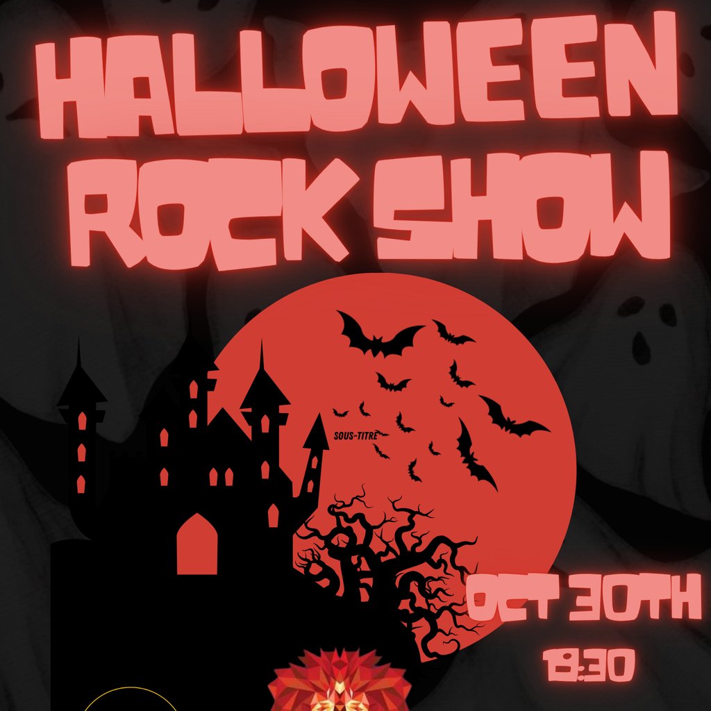 Halloween Rock Show — gig artwork