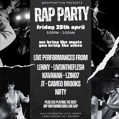Rap Party @ The Waterfront 25/04/2025
