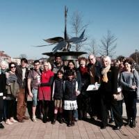Thursday guided walking tour in Stratford at Swan Fountain On Waterside