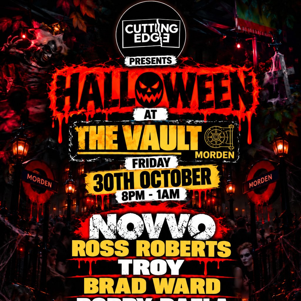Cutting Edge Halloween at The Vault Morden, Morden