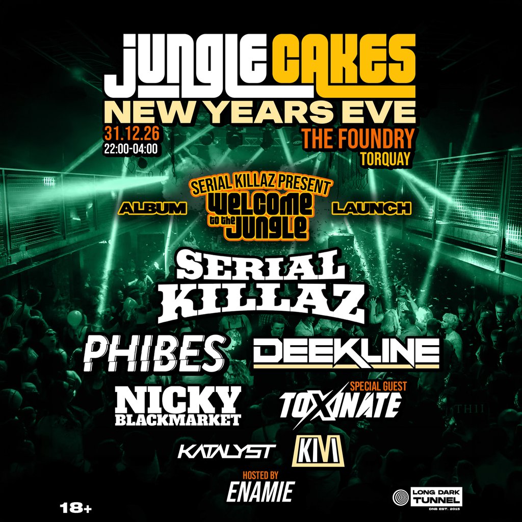 Jungle Cakes NYE – Torquay – The Foundry