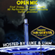 Open Mic Night w/ Tabi Gervis Event Title Pic