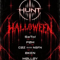 Hunt Community Halloween multi genre Techno night at Vibes Glasgow