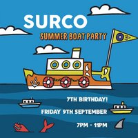 Surco presents: The Boat Party (7 years) at Drybarge (Bridgewater Canal)