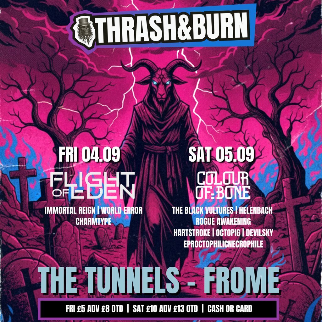 Thrash and Burn minifest 5th Sep