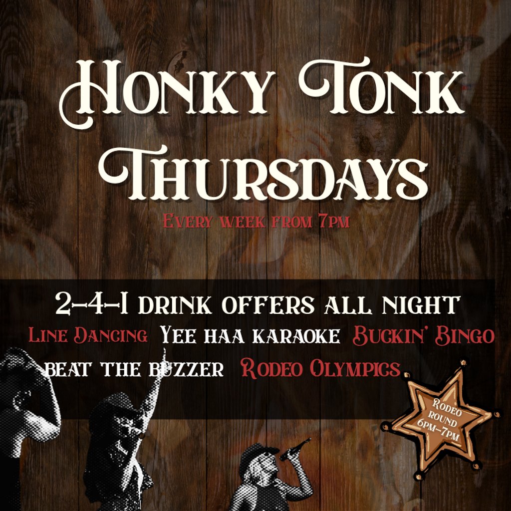Honky Tonk Thursdays at Cowgirls And Country, Newcastle