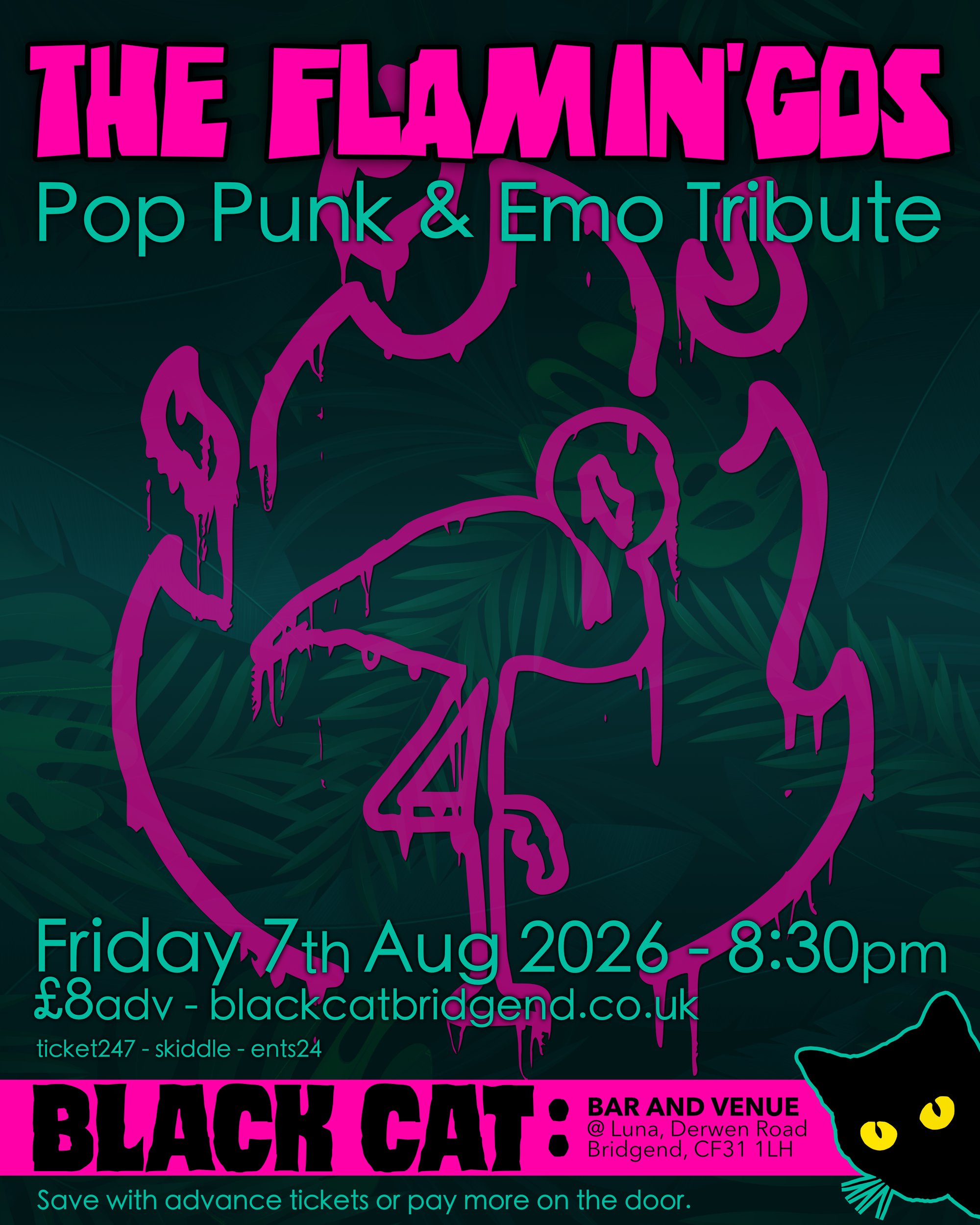Tickets: THE FLAMIN'GOS - Pop-punk/Emo anthems @ Black Cat | Black
