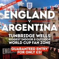 England v Argentina: World Cup Fan Zone | Tunbridge Wells at The Manor House Tunbridge Wells