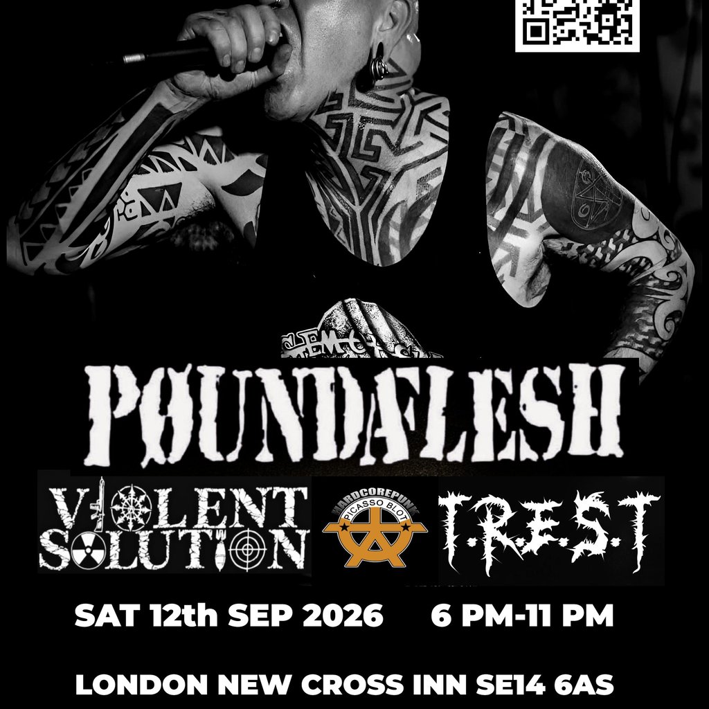 Poundaflesh — gig artwork