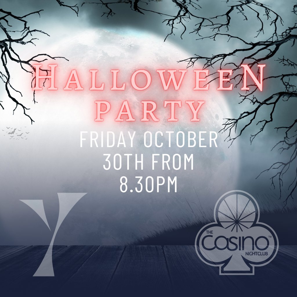 Halloween at Y Club x Casino Friday at Y Guildford, Guildford