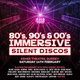 80s, 90s & 00s Silent Disco @ Esher Theatre, Surrey Event Title Pic