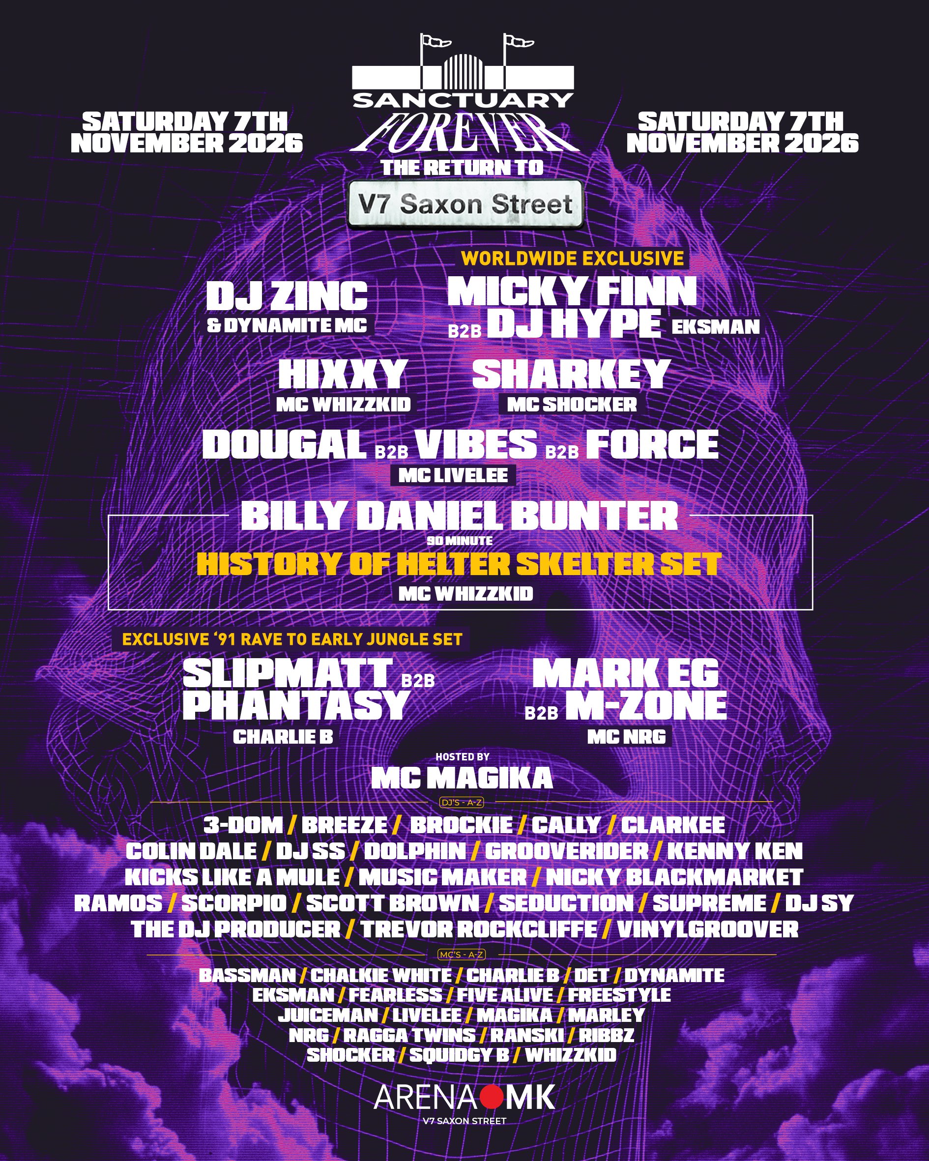 Tickets: The Return to V7 Saxon Street - The Final Chapter | Arena
