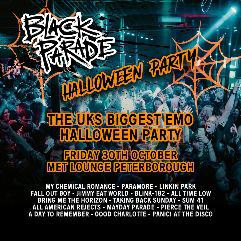 The Black Parade - Halloween Ball - Emo Anthems all night long! at The Met Lounge, Peterborough
