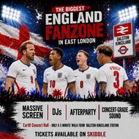 The BIGGEST England Fanzone in East London - Norway vs England at EartH (Hall)