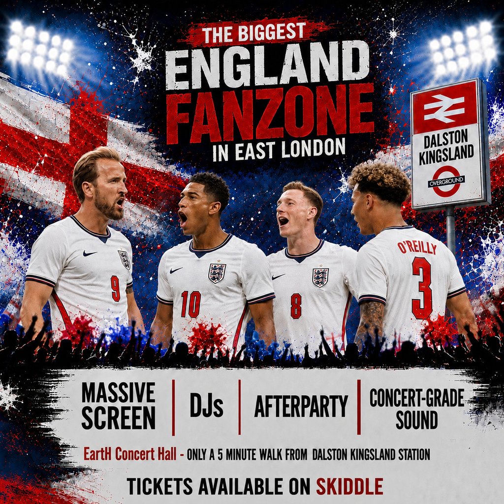 The BIGGEST England Fanzone in East London - Norway vs England