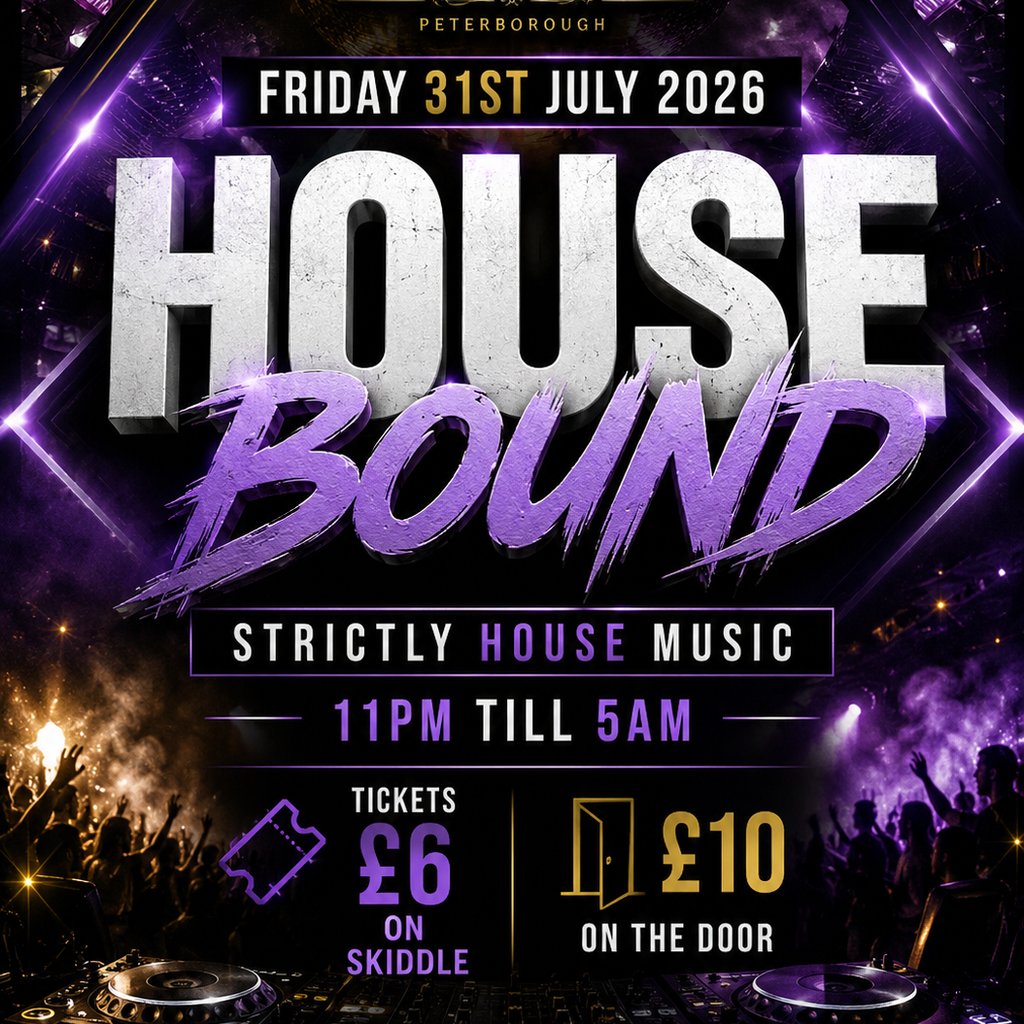 HOUSE BOUND 31st July 2026