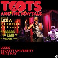 Toots and the Maytals-Feat Leba Hibbert at Leeds Beckett University