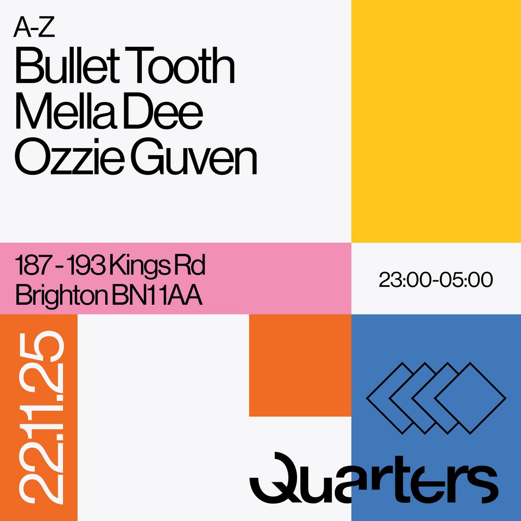 Bullet Tooth, Mella Dee and Ozzie Guven, 22 November | Event in Brighton | AllEvents
