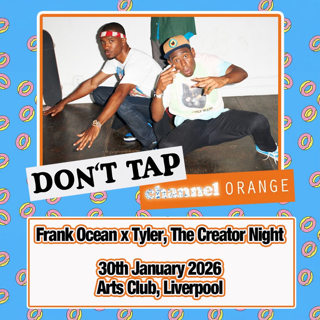 DON'T TAP Channel Orange: Frank Ocean x Tyler, The Creator (Liv