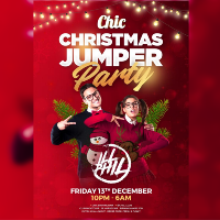 Christmas jumper party Ft ILL Phil at Chic