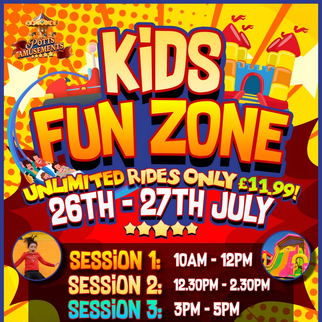 Kids Fun Zone @ Hoddom Castle, 26 July | Event in Lockerbie | AllEvents